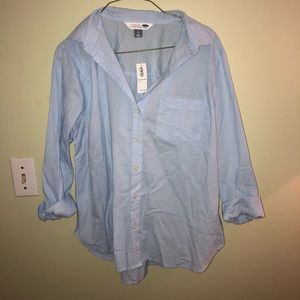 Old Navy Women’s Button Down Long Sleeve Large NWT